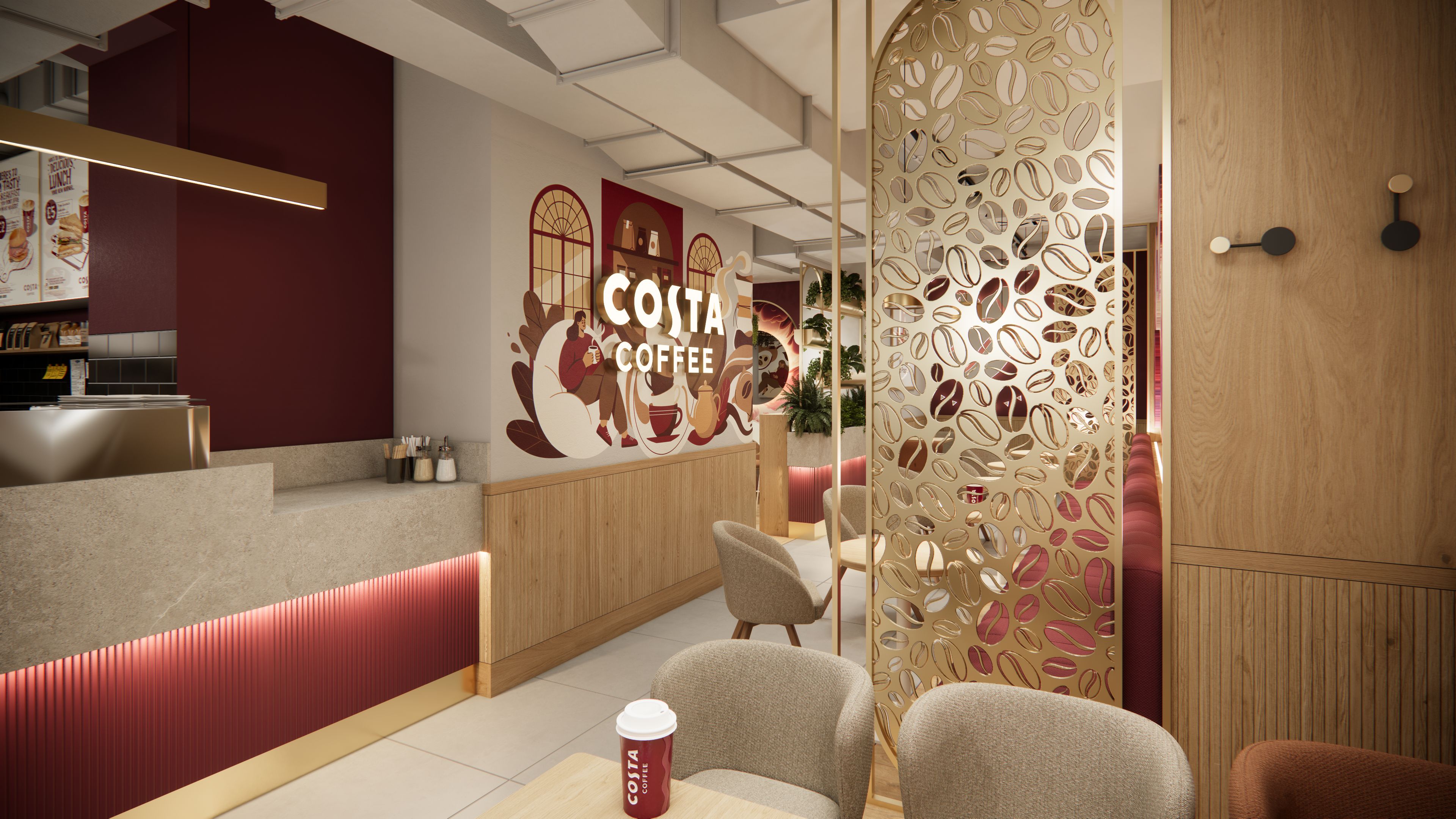 Costa Coffee — Prochazka & Partners Studio
