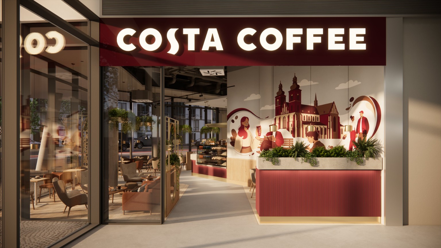 Costa Coffee — lounge bar