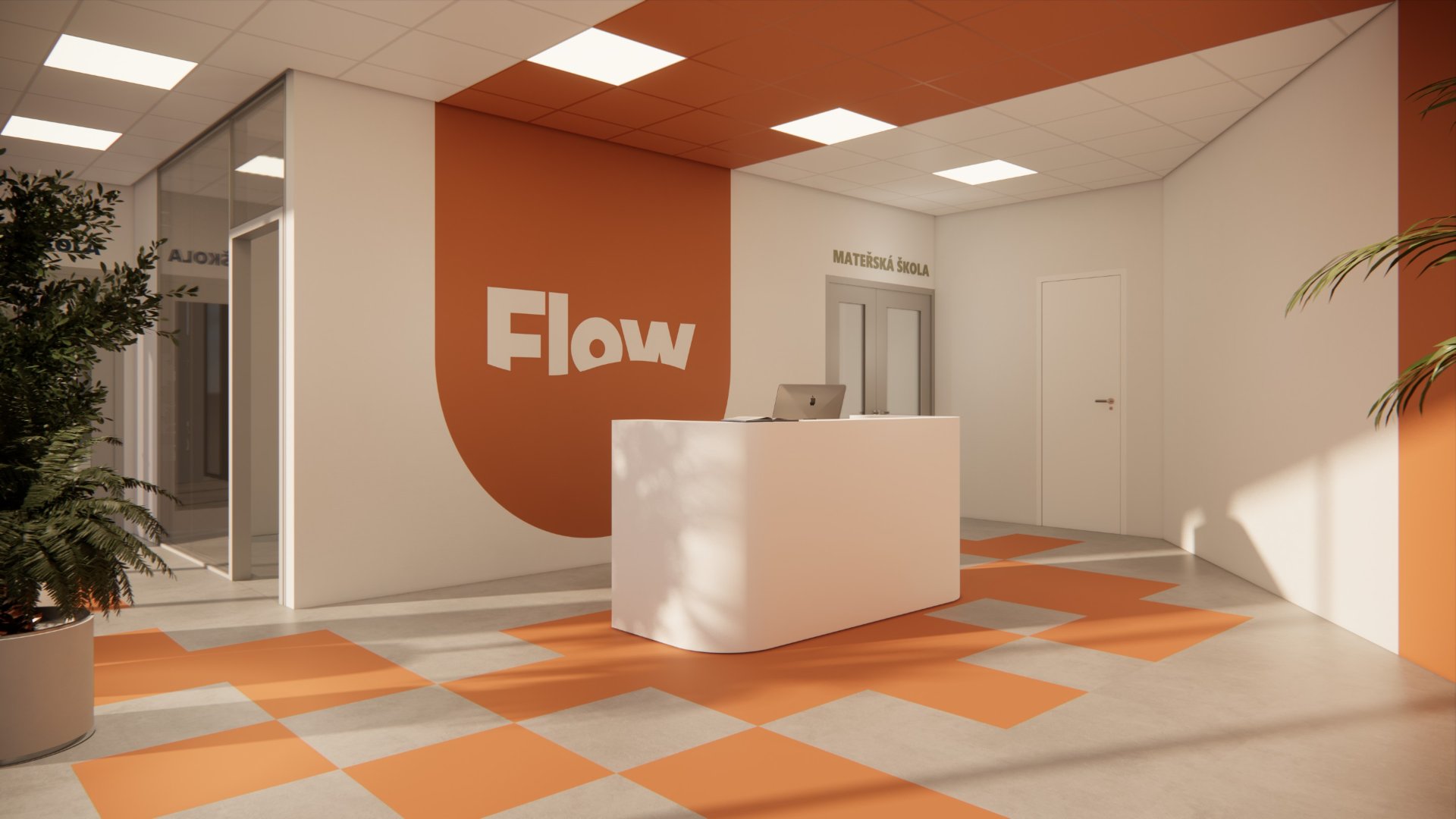 ZŠ a MŠ Flow — recepce