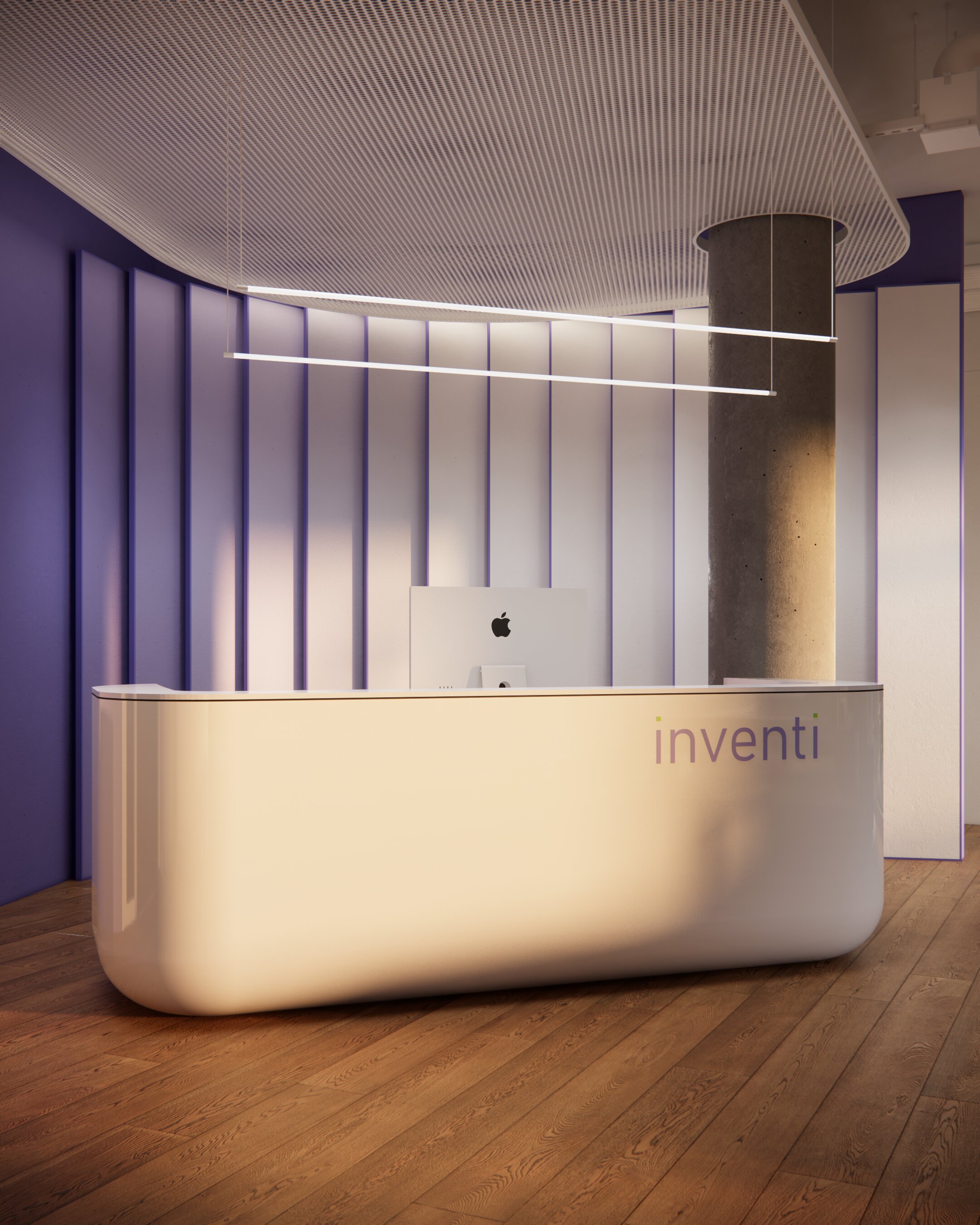 Inventi — zasedačky chodba