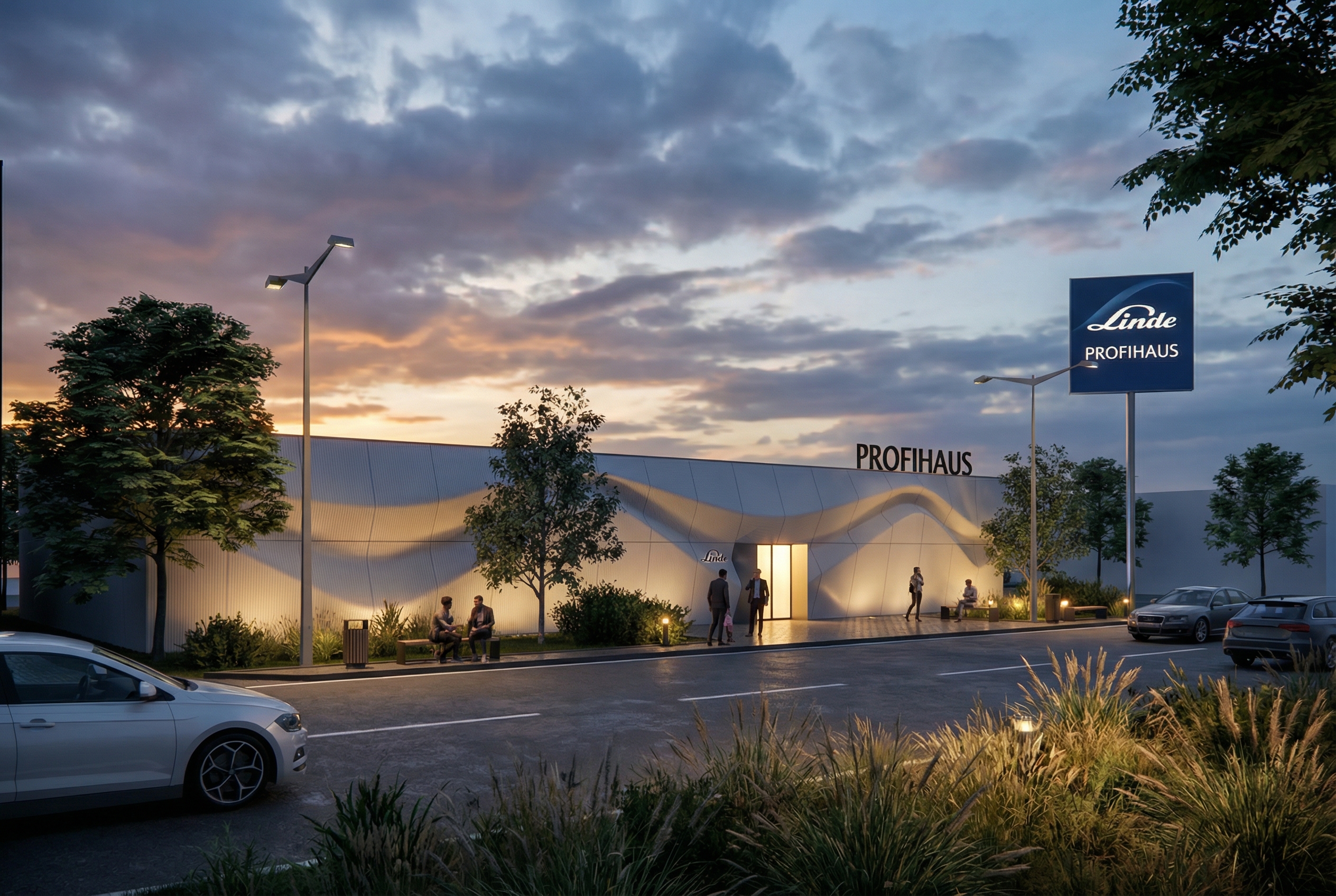Linde Gas Profihaus — detail fasády