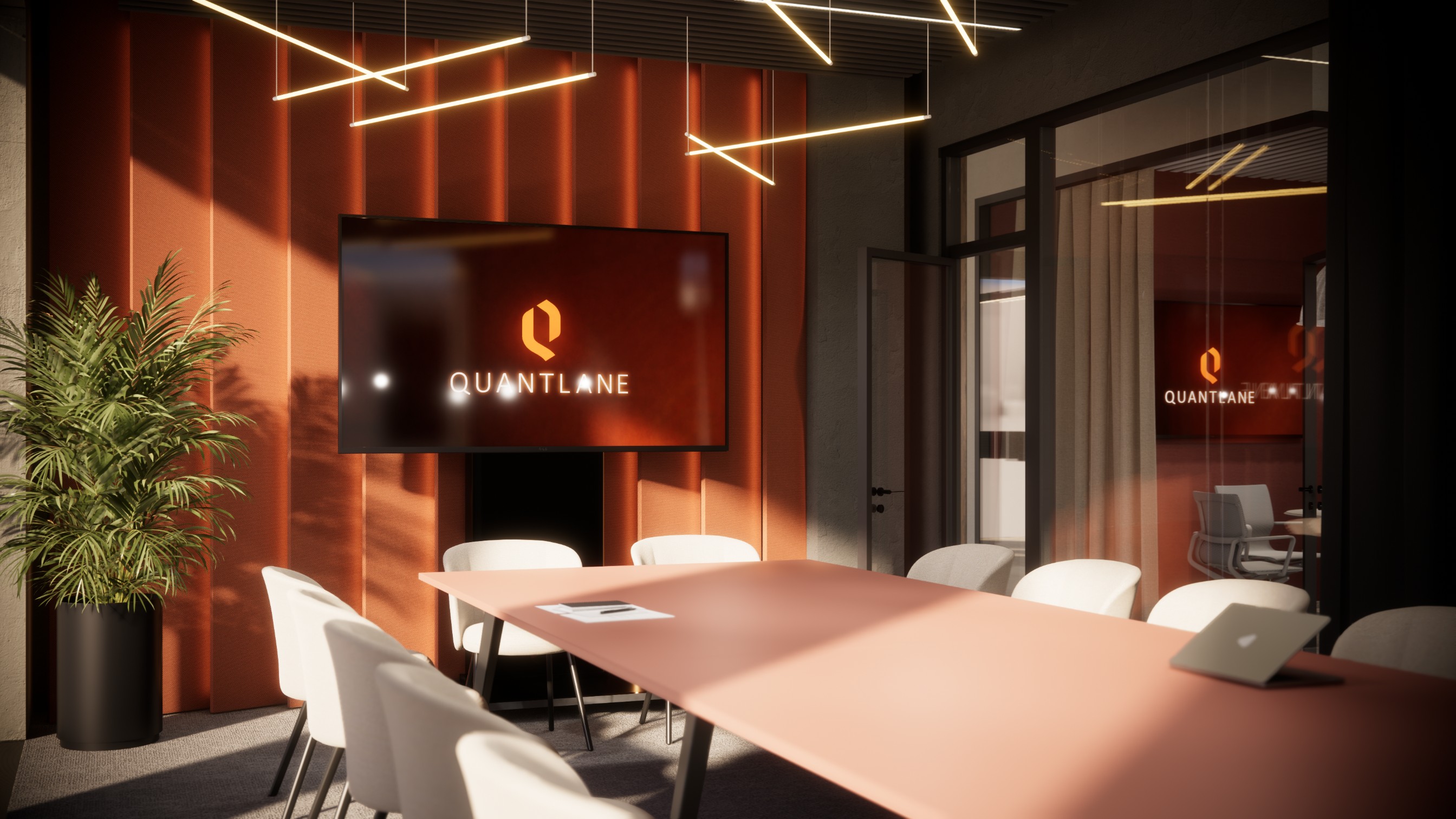 Quantlane — zasedací místnost